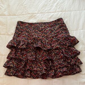 Banana Republic Vibrant Chevron Mini Skirt